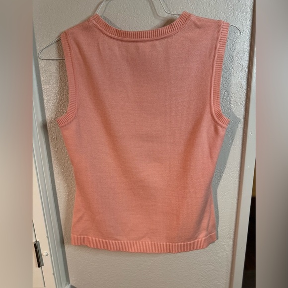 Escada Peach Sleeveless blouse - Picture 2 of 5